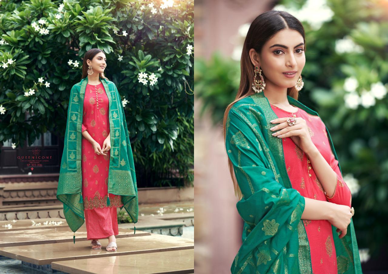 Naqsh Fancy Festive Wear Heavy Muslin SIlk Designer Salwar Suit Collection